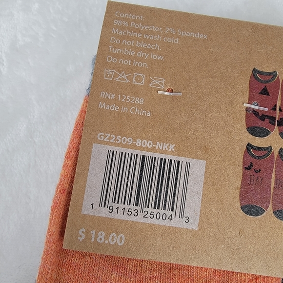 Rae Dunn 10 Pack Ankle Socks Halloween Theme Kids size M/L - Picture 5 of 9